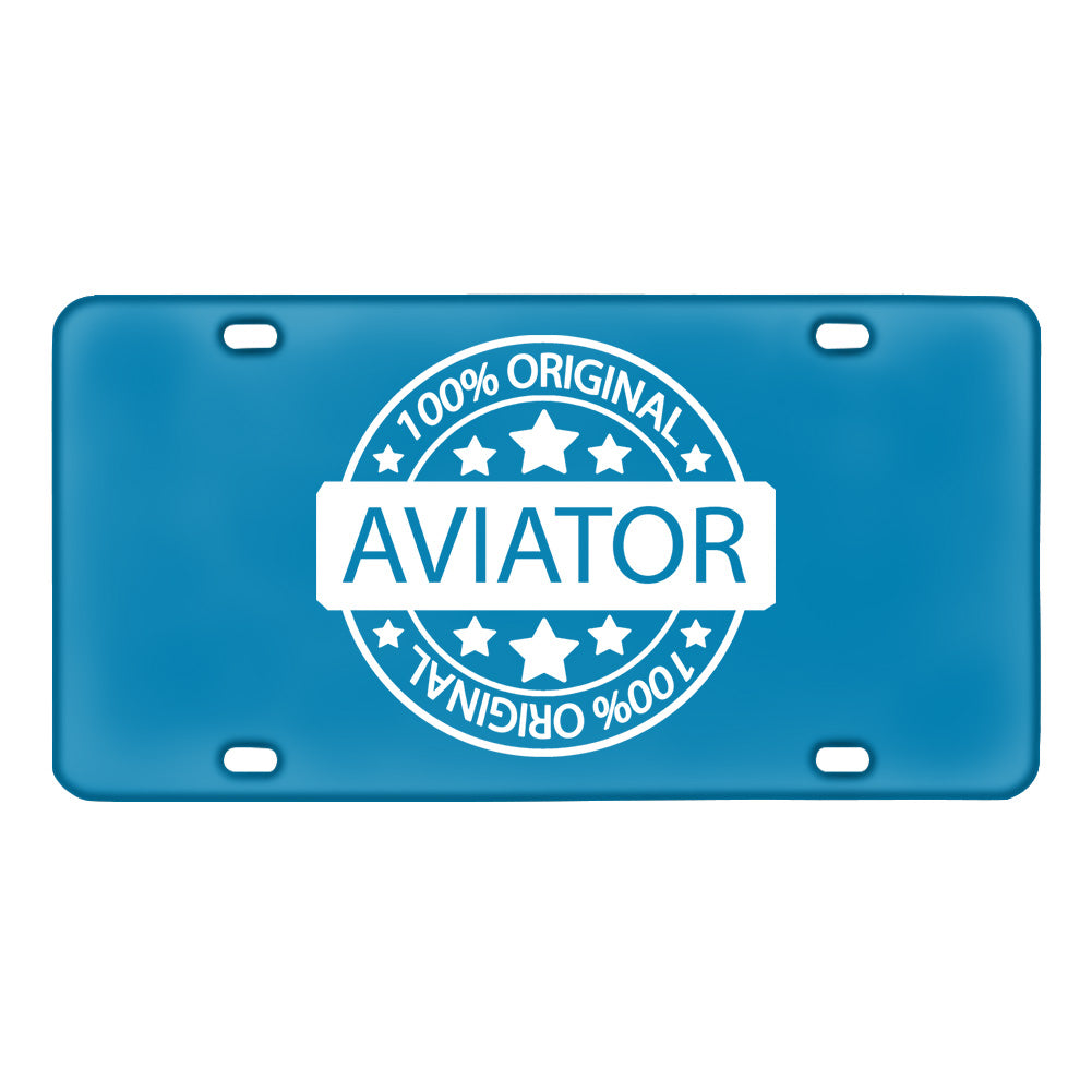 100 Original Aviator Designed Metal (License) Plates