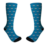 Thumbnail for Super Born To Fly Designed Socks