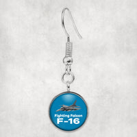 Thumbnail for The Fighting Falcon F16 Designed Earrings