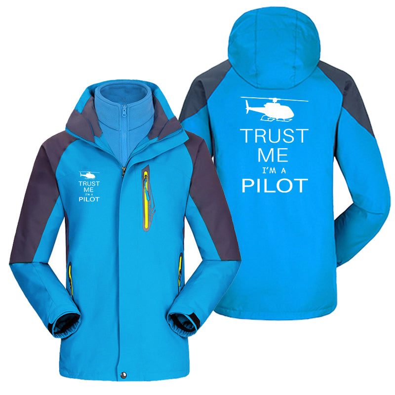 Trust Me I'm a Pilot (Helicopter) Designed Thick Skiing Jackets