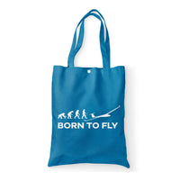 Thumbnail for Born To Fly Glider Designed Tote Bags