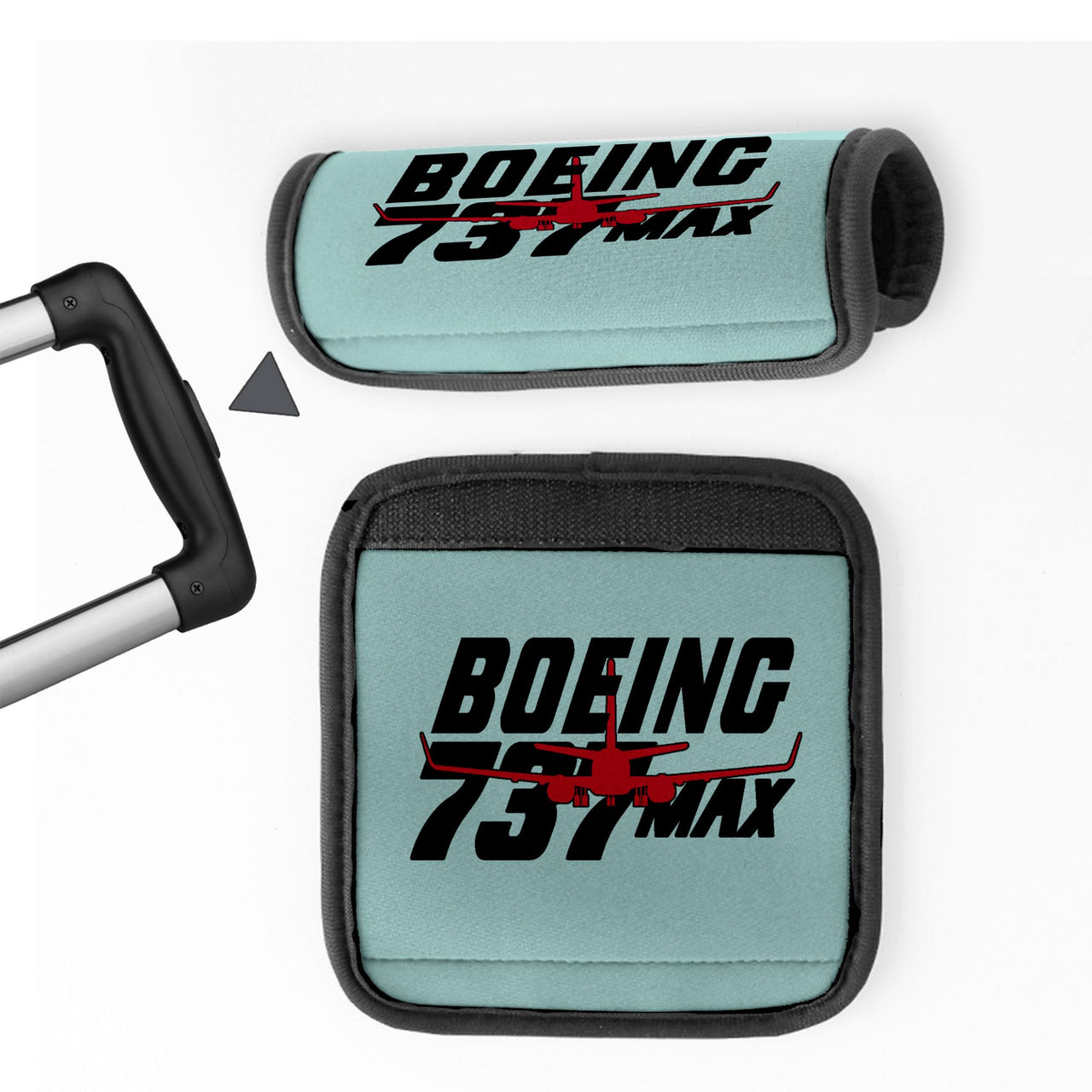 Amazing 737 Max Designed Neoprene Luggage Handle Covers