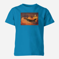 Thumbnail for Departing Fighter Jet 16 Designed Children T-Shirts