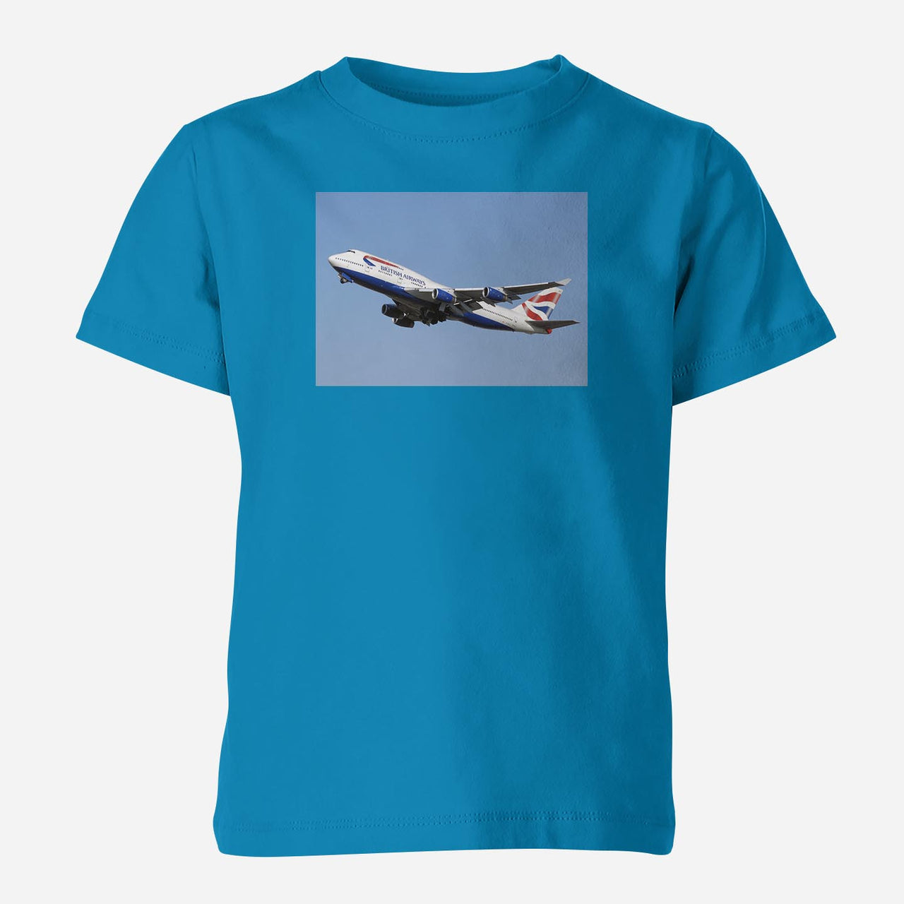 Departing British Airways Boeing 747 Designed Children T-Shirts