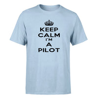 Thumbnail for Keep Calm I'm a Pilot Designed T-Shirts