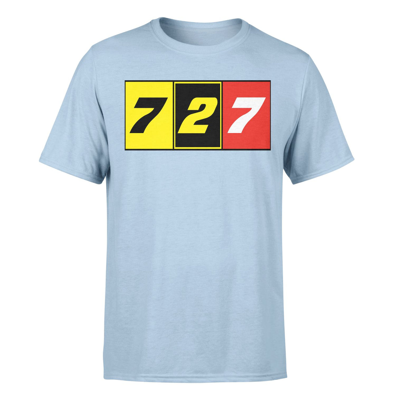Flat Colourful 727 Designed T-Shirts