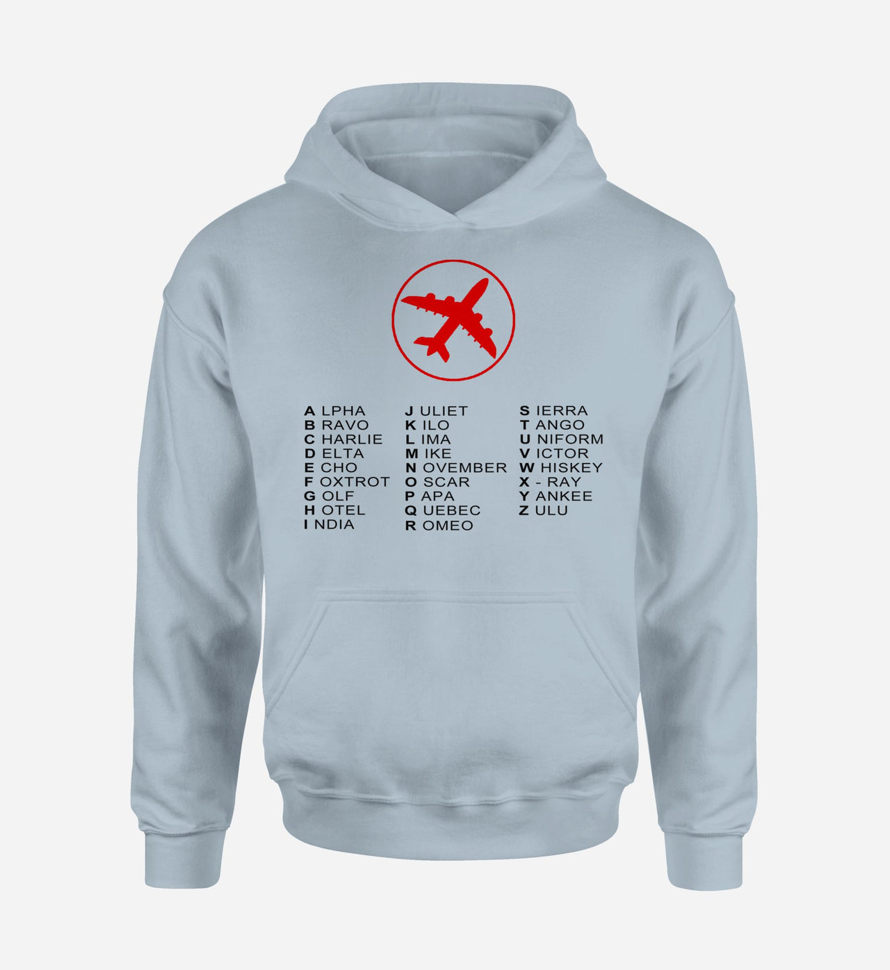 Aviation Alphabet 2 Designed Hoodies