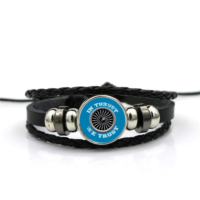 In Thrust We Trust (Vol 2) Designed Leather Bracelets