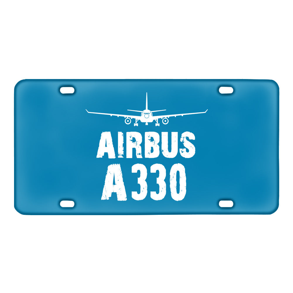 Airbus A330 & Plane Designed Metal (License) Plates