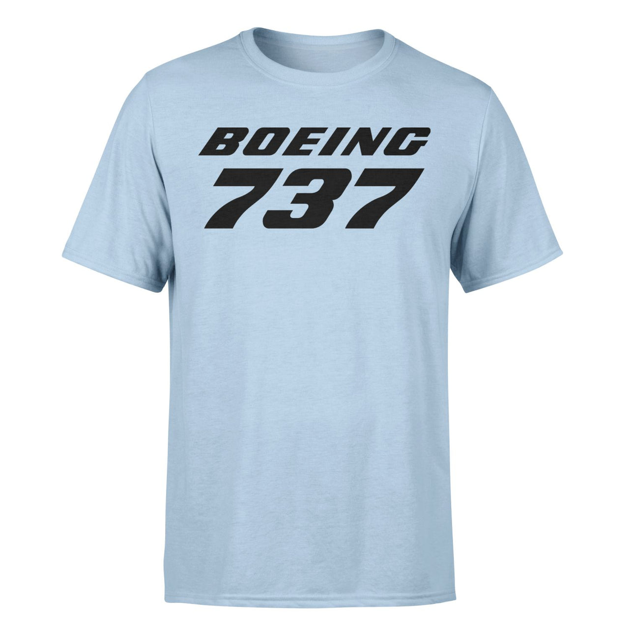 Boeing 737 & Text Designed T-Shirts