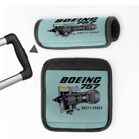 Thumbnail for Boeing 757 & Rolls Royce Engine (RB211) Designed Neoprene Luggage Handle Covers