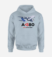 Thumbnail for Airbus A380 Love at first flight Designed Hoodies