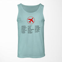Thumbnail for Aviation Alphabet 2 Designed Tank Tops