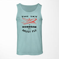Thumbnail for The Sky is Calling and I Must Fly Designed Tank Tops