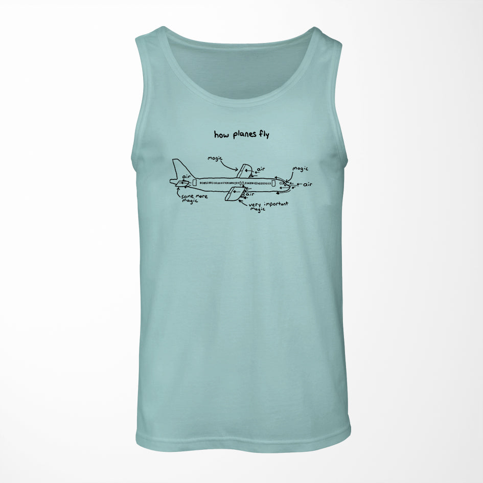 How Planes Fly Designed Tank Tops