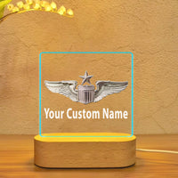 Thumbnail for Custom Name (US Air Force & Star) Designed Night Lamp