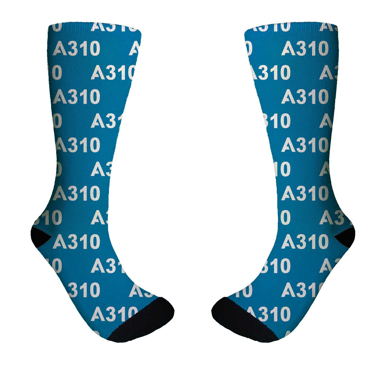 A310 Flat Text Designed Socks