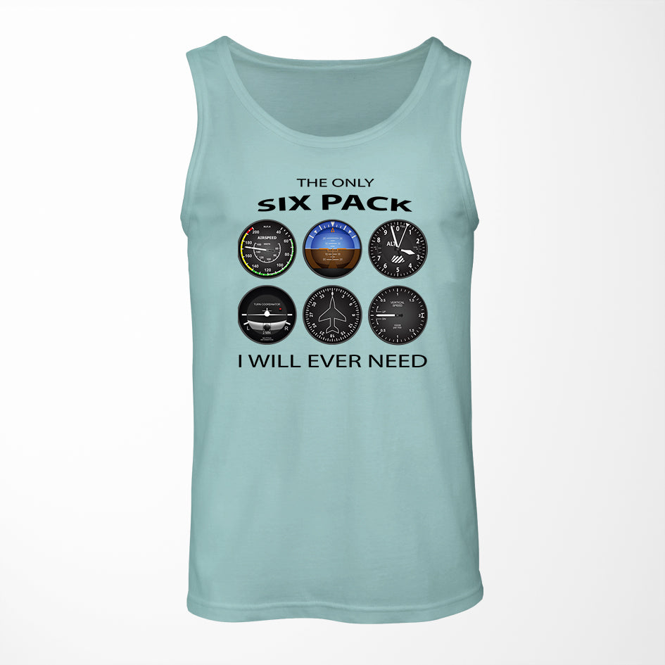 The Only Six Pack I Will Ever Need Designed Tank Tops