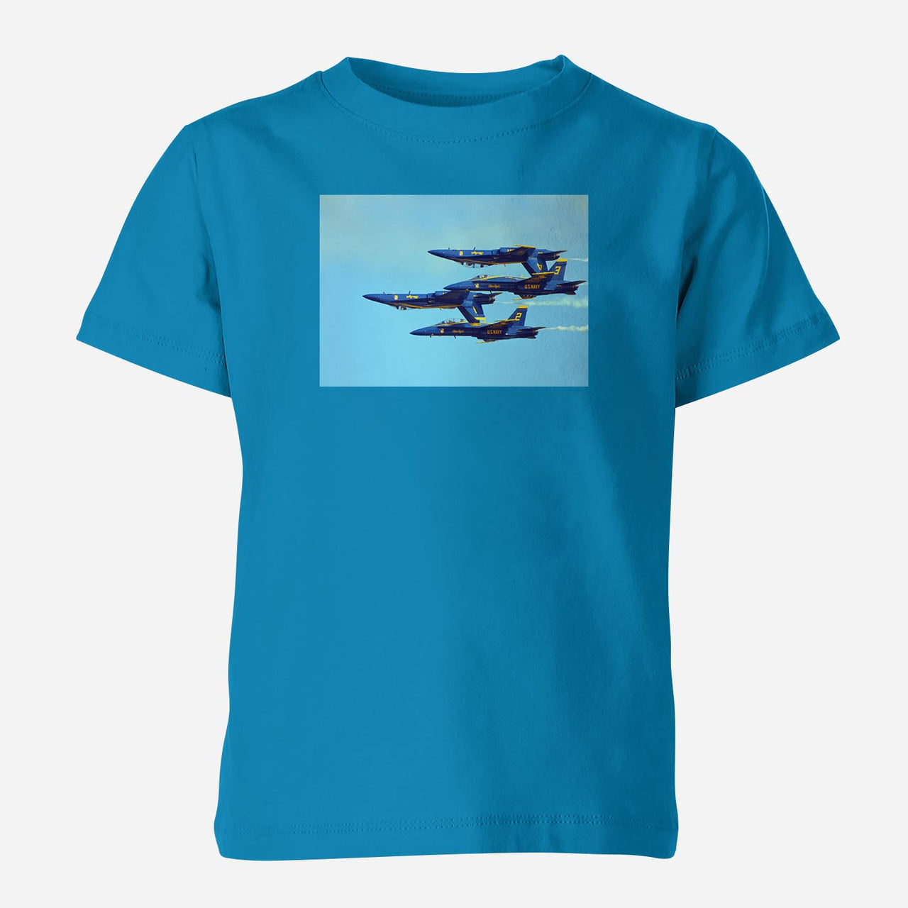 US Navy Blue Angels Designed Children T-Shirts