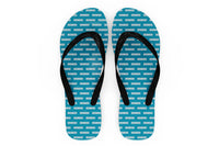 Thumbnail for Cabin Crew Text Designed Slippers (Flip Flops)
