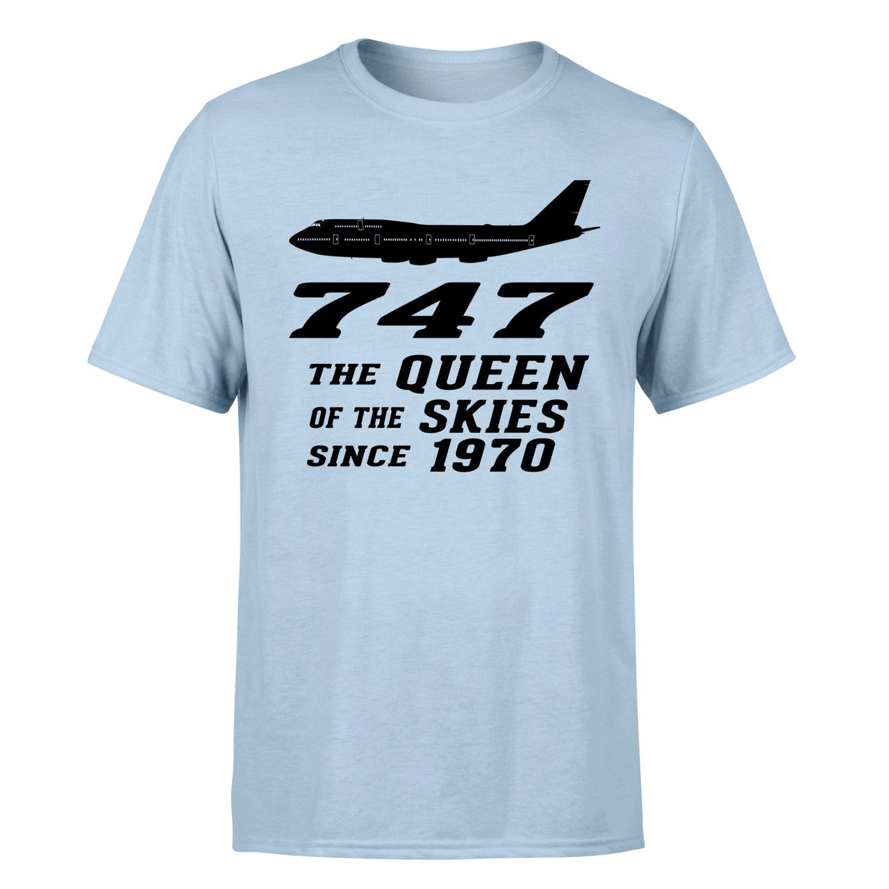 Boeing 747 - Queen of the Skies (2) Designed T-Shirts