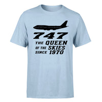 Thumbnail for Boeing 747 - Queen of the Skies (2) Designed T-Shirts