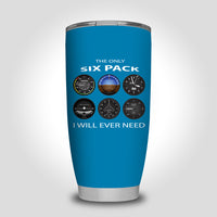 Thumbnail for The Only Six Pack I Will Ever Need Designed Tumbler Travel Mugs