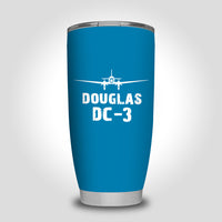 Thumbnail for Douglas DC-3 & Plane Designed Tumbler Travel Mugs