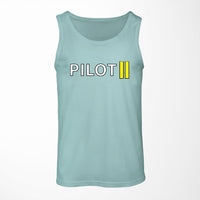 Thumbnail for Pilot & Stripes (2 Lines) Designed Tank Tops