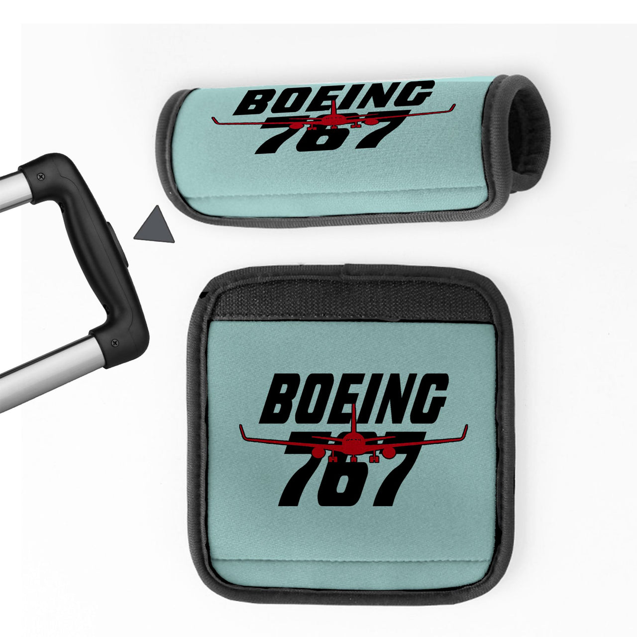 Amazing Boeing 767 Designed Neoprene Luggage Handle Covers