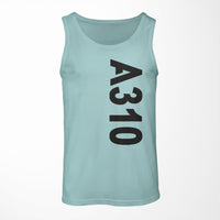 Thumbnail for A310 Text Designed Tank Tops