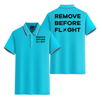 Thumbnail for Remove Before Flight Designed Stylish Polo T-Shirts (Double-Side)