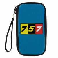 Thumbnail for Flat Colourful 757 Designed Travel Cases & Wallets