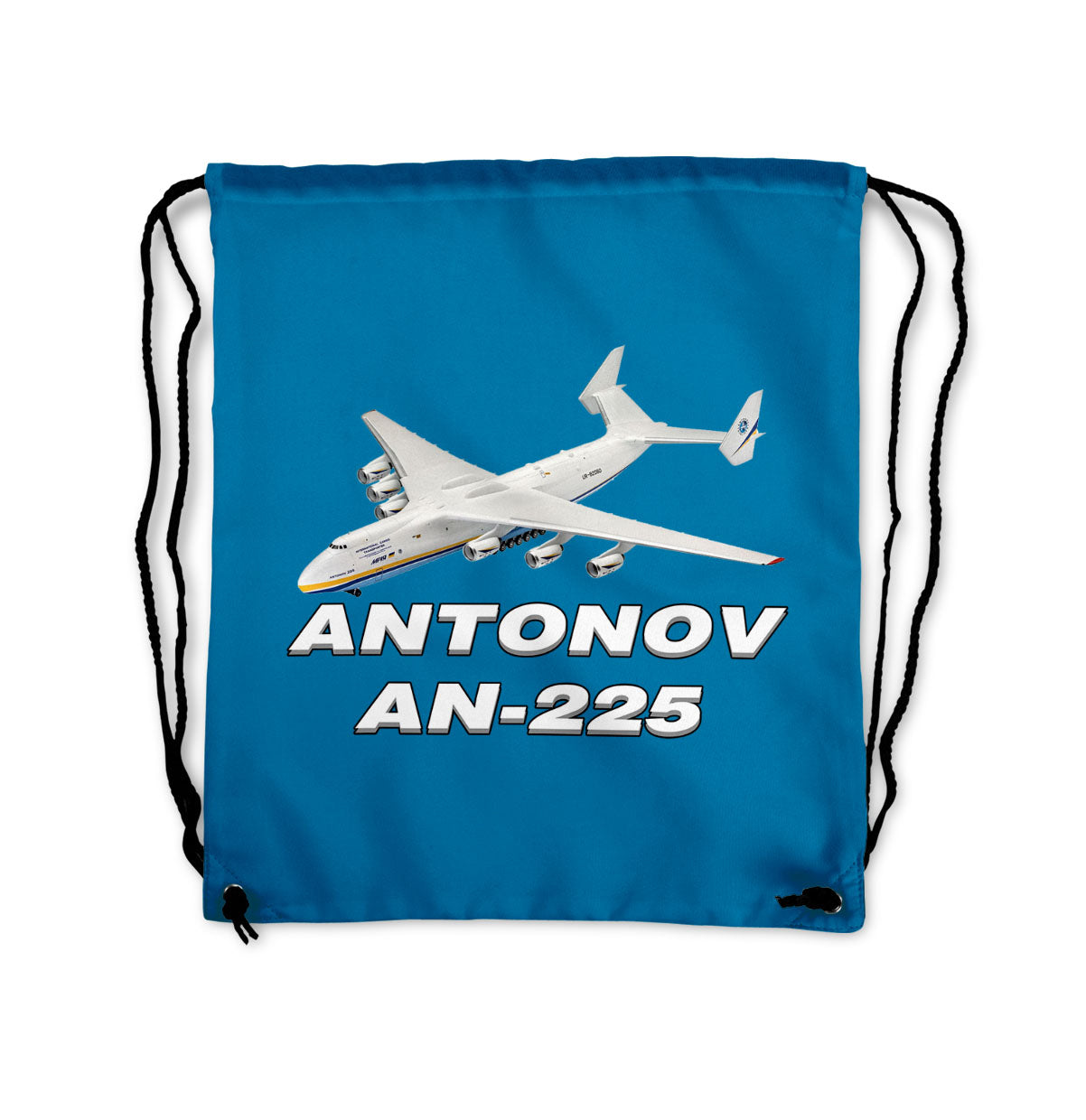 Antonov AN-225 (12) Designed Drawstring Bags