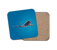 Thumbnail for Multicolor Airplane Designed Coasters