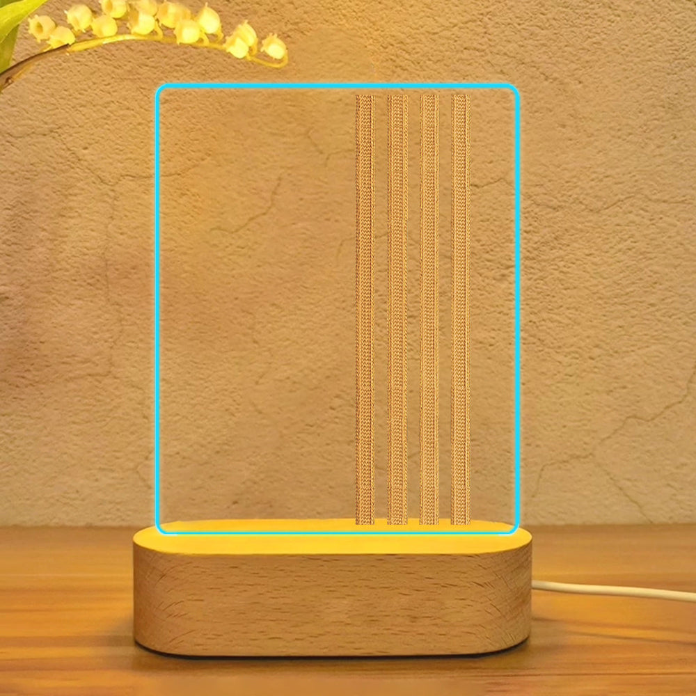 Special Pilot Epaulettes 4 Lines Designed Night Lamp