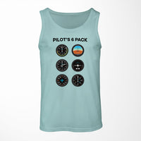Thumbnail for Pilot's 6 Pack Designed Tank Tops