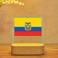 Thumbnail for Ecuador Flag Designed Night Lamp