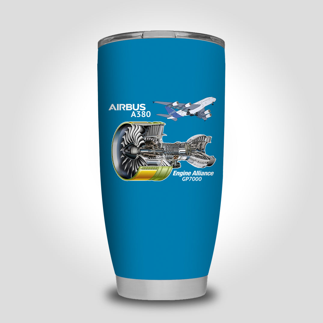 Airbus A380 & GP7000 Engine Designed Tumbler Travel Mugs