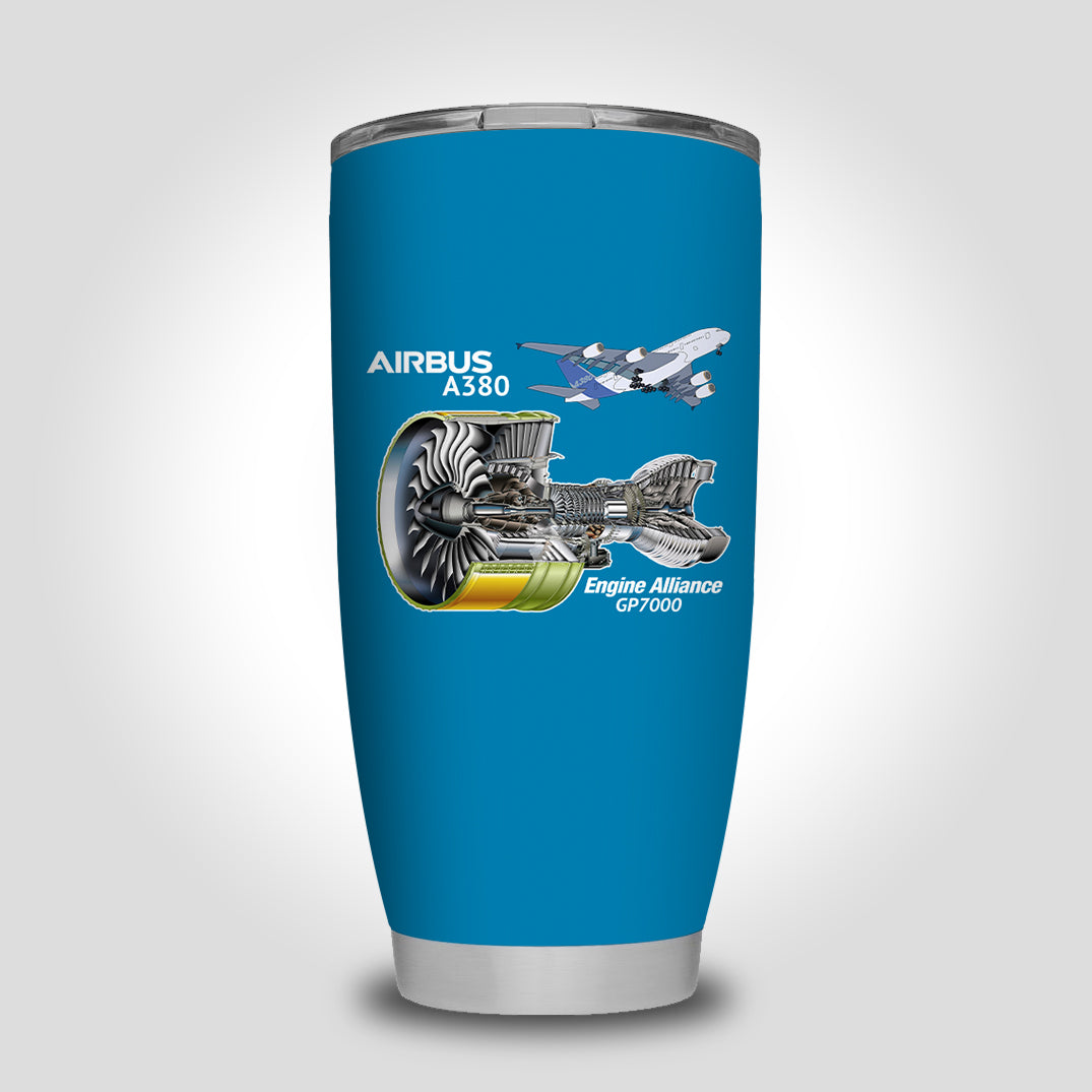 Airbus A380 & GP7000 Engine Designed Tumbler Travel Mugs