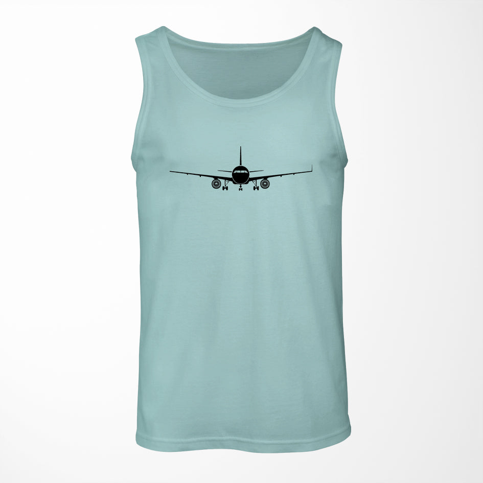 Airbus A320 Silhouette Designed Tank Tops