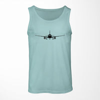Thumbnail for Airbus A320 Silhouette Designed Tank Tops