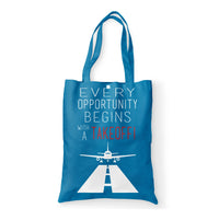 Thumbnail for Every Opportunity Designed Tote Bags