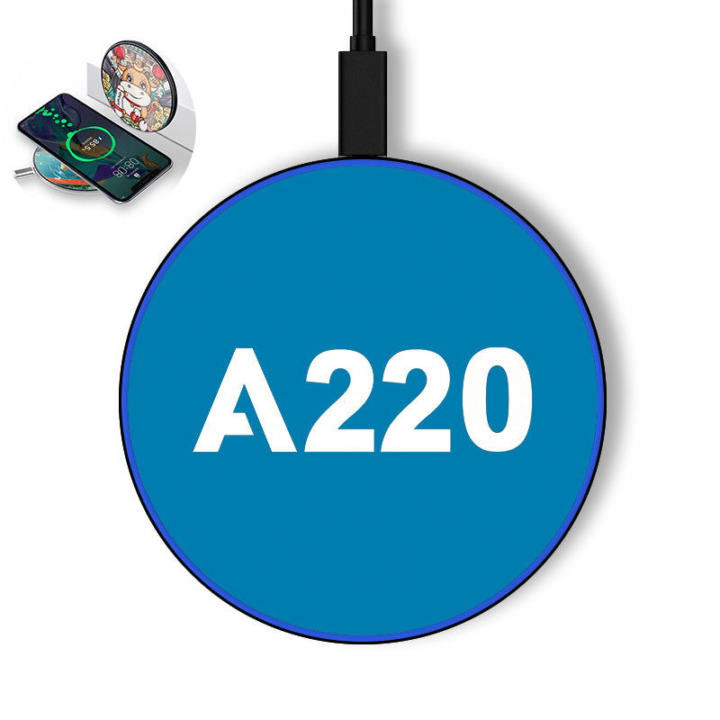 A220 Flat Text Designed Wireless Chargers
