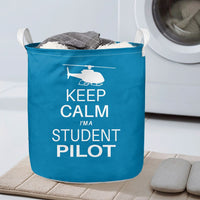 Thumbnail for Student Pilot (Helicopter) Designed Laundry Baskets