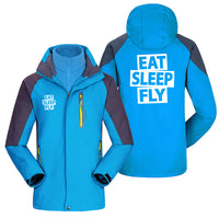 Thumbnail for Eat Sleep Fly Designed Thick Skiing Jackets