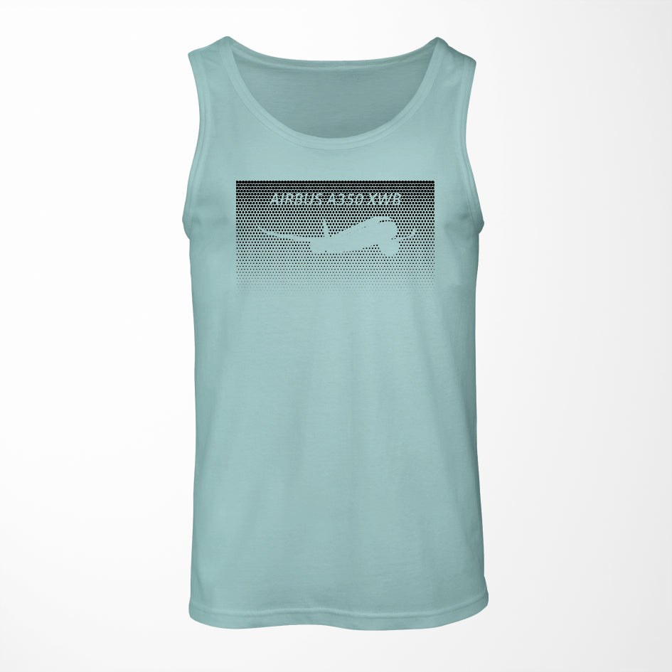 Airbus A350XWB & Dots Designed Tank Tops