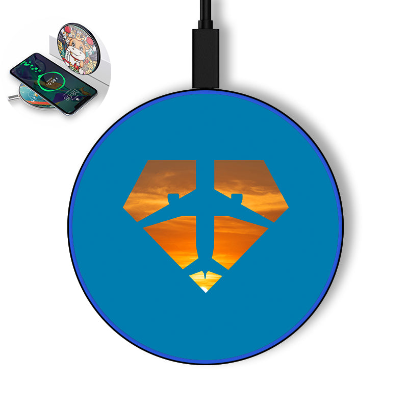Supermen of The Skies (Sunset) Designed Wireless Chargers