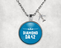 Thumbnail for Diamond DA42 & Plane Designed Necklaces