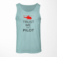Thumbnail for Trust Me I'm a Pilot (Helicopter) Designed Tank Tops